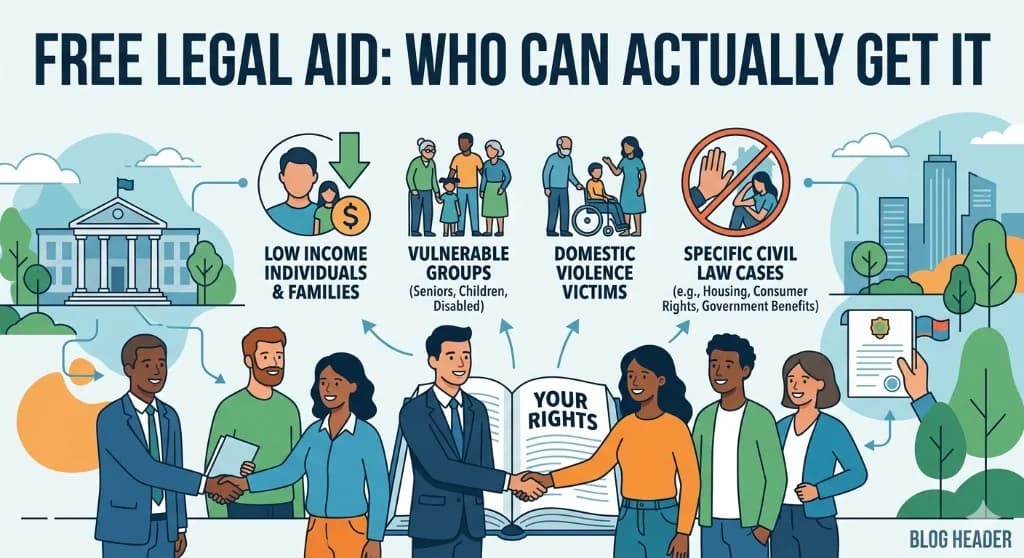 Free Legal Aid — Who Can Actually Get It